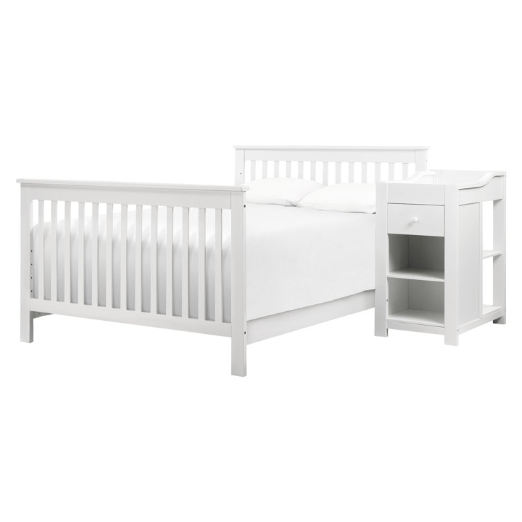 DaVinci Piedmont 4 in 1 Crib and Changer Combo White